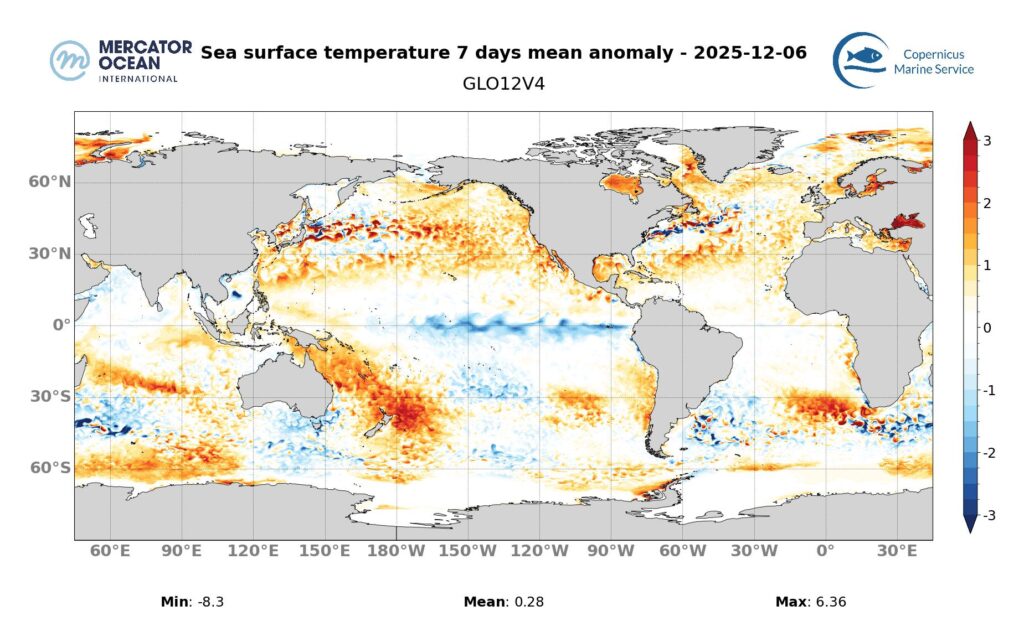Anomaly SST  12/06/2025