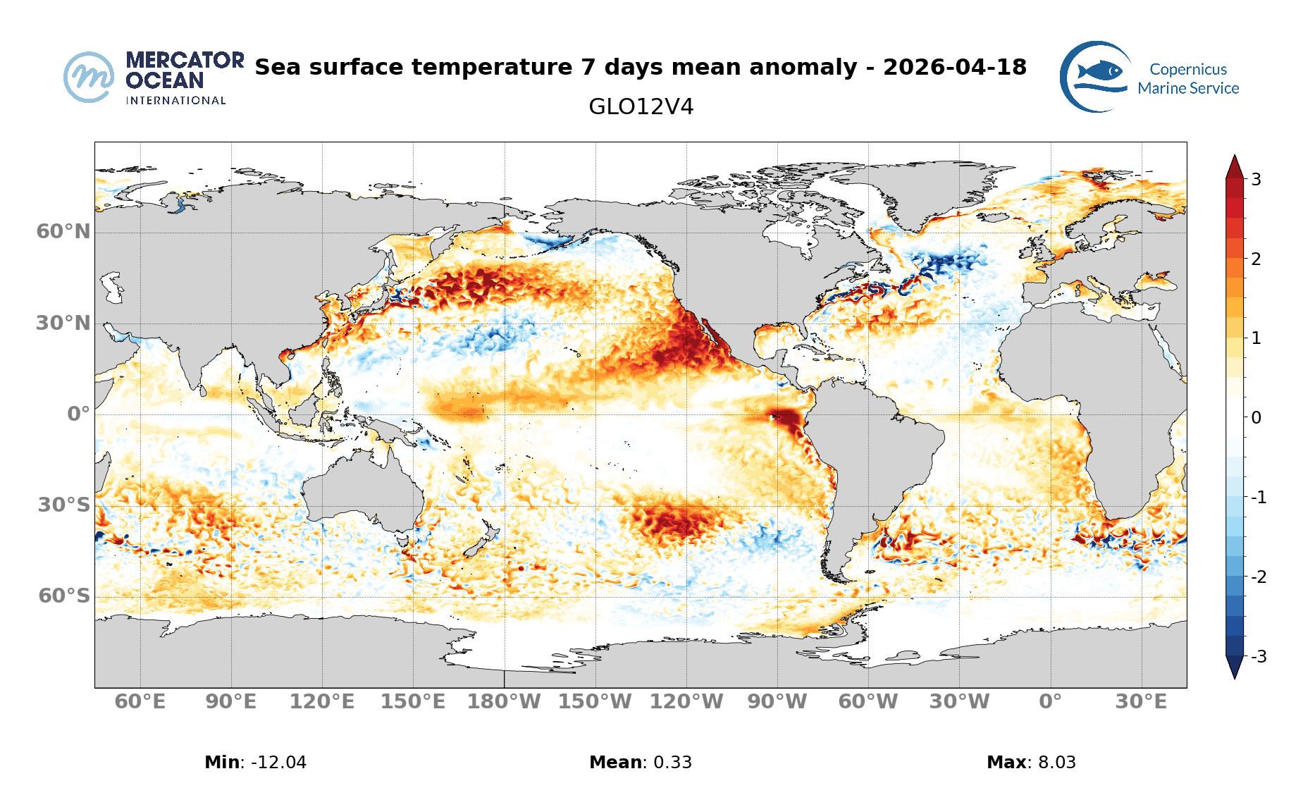 SST 7-Day Anomaly 4-18-2026