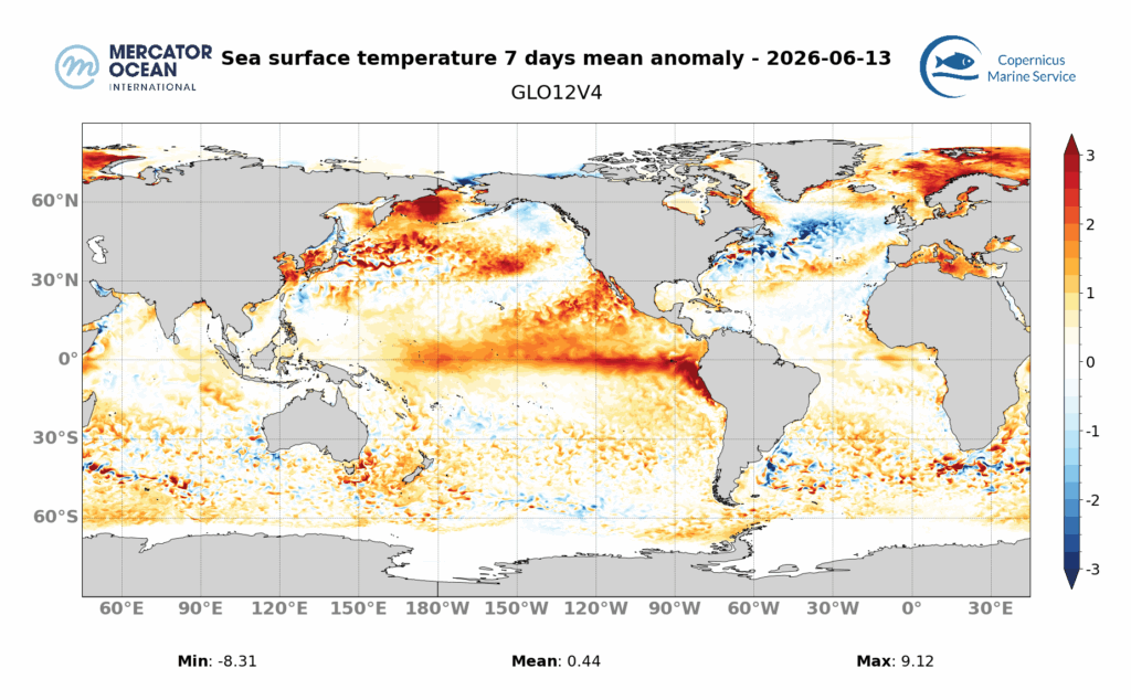 SST-Anomaly June 13, 2026
